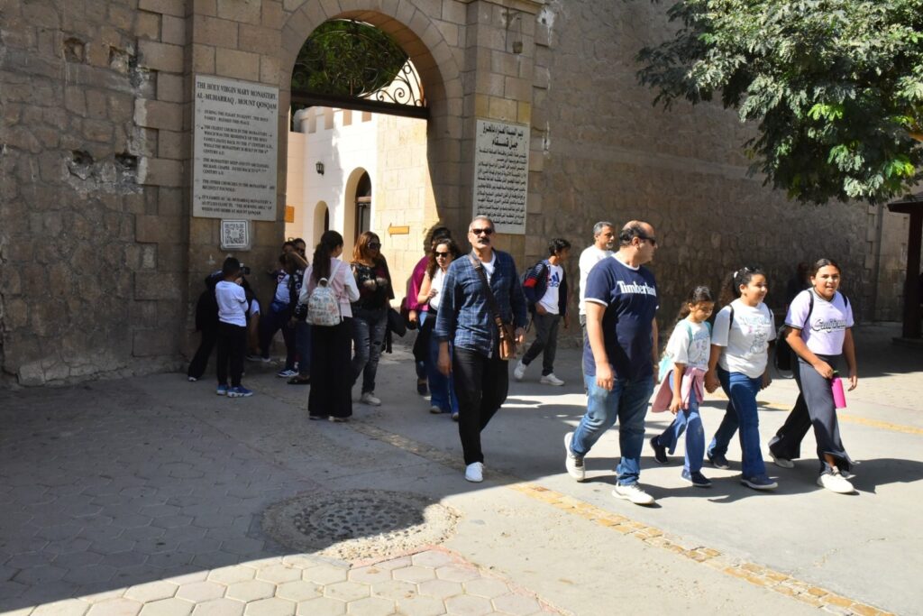 وفد مدرسة دريم إنترناشونال يزور مسار العائلة المقدسة بأسيوط 2 مسار العائلة المقدسة