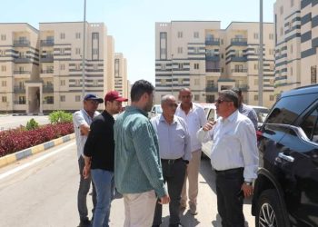 رئيس جهاز مدينة السادات يتفقد مشروعات الطرق والمرافق والإسكان