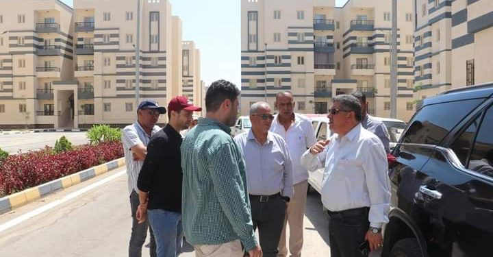 رئيس جهاز مدينة السادات يتفقد مشروعات الطرق والمرافق والإسكان