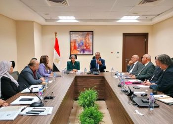 نائبا وزير الإسكان يبحثان إعادة تأهيل محطة معالجة الصرف الصحي بمدينة دهب