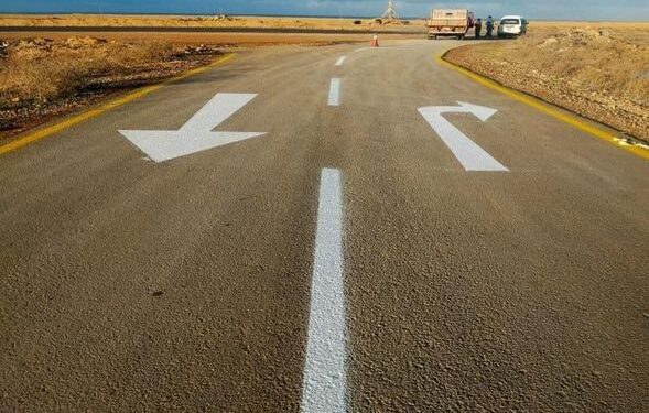 طريق سيوه مطروح