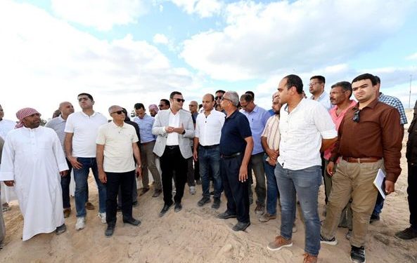 وزير الإسكان يتفقد أعمال تنفيذ البحيرة بـ نيو مارينا 1 نيو مارينا