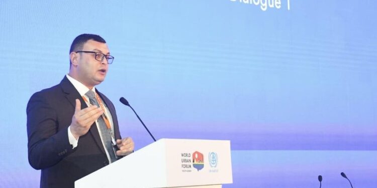 وزير الإسكان يشارك بجلسة مستقبل الإسكان ضمن فعاليات المنتدى الحضرى العالمى 1 المنتدى الحضرى العالمى