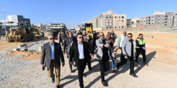 الطريق الحدائقى بمنطقة الأندلس