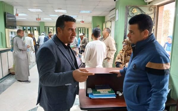 رئيس جهاز بني سويف الجديدة يتفقد سير العمل بالمركز التكنولوجي 1 جهاز بني سويف الجديدة