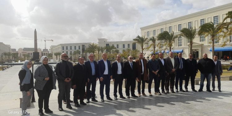 وفد من الجامعة المصرية وجامعة برونيل البريطانية يزورون مدينة العلمين الجديدة 1 العلمين الجديدة