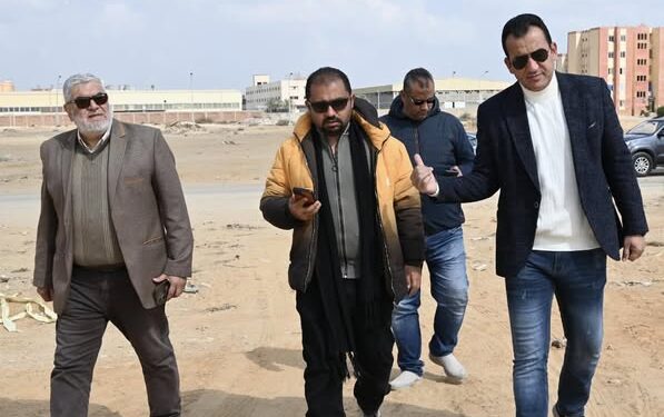 رئيس جهاز العاشر من رمضان يتابع بدء مشروع الإسكان المتوسط ديارنا 1 العاشر من رمضان