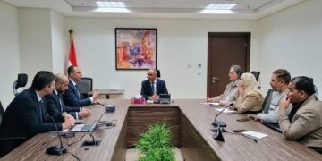نائب وزير الإسكان يبحث التعاون مع إحدى الشركات المتخصصة بمشروعات المرافق