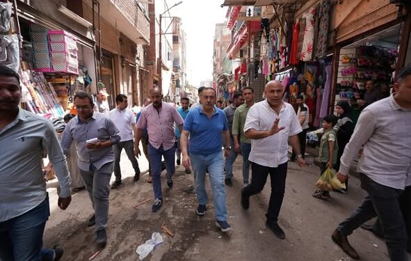 إزالة الإشغالات بالقيسارية